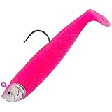 Sidewinder Crusader Shads - Super Holographic/ Solid - 4" - 4 Colours (Flo Pink)