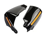 YORGAC Handguards Replacement Motorcycle Accessories For SUZUKI For Burgman 650 200 150 250 125 For AN 400 150 250 Motorcycle Handguard Windshield Motorbike Windproof Handguards (Color : Black)
