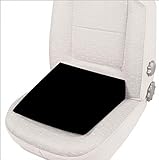 BUY ALL HERE 11 Degree (High Density Foam) Seat Wedge Cushion for Cars Office Chairs for Back Pain, Lumbar Support, Sciatica Relief, Size 38 x 32 x 7.5 CM