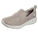 Skechers Women's Go Walk Joy-Evaluate Trainers, Taupe Textile/Trim, 4 UK