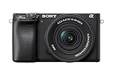 Sony Alpha 6400 APS-C Mirrorless Camera with 16-50mm Lens (24.2MP, Real-Time Eye Autofocus, 4K Video, 0.02s Fast AF, Tiltable Screen, Ideal for Vlogging, Travel and Content Creation)