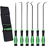 SWANLAKE Pick and Hook Set, Pick Tool Set for Car Auto Oil Seal/O-Ring Seal Gasket Pick Mini Hooks Puller Remover (6PCS)