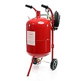 XPOtool Mobile Sandblasting Device 38L Pneumatic Sandblaster with Accessories Removes Rust, Paint
