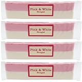Pink and White Nougat Bars - Four bars of 130g each