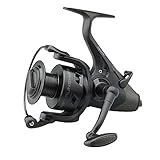 DAM Runshift 3, Fishing Reel, Spinning Reels, Allround Fishing, incl Camo Line - Ultimate Fishing Reel for Smooth and Powerful Performance, Unisex, Black, 4000
