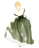 Royal Doulton Petites: Fair Lady - Lady Figurine - White - Classic Style