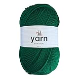 Korbond DK Yarn Emerald Green - 100g Acrylic Wool - Lightweight, Hypoallergenic & Durable Double Knit Crochet Yarn Knitting Wool (290m Total)