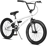 AVASTA 18 Inch Big Kids Bike Freestyle BMX Bicycle for Age 5 6 7 8 Years Old Boys Girls and Beginners, White