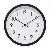 Acctim Elstow 22843 Wall Clock in Soot Black