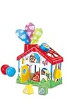 LeapFrog 4-in-1 Discovery House, Early Learning Toy for Preschoolers and Toddlers, Colours, Shapes, Sensory Exploration, Fine Motor Skills, For Ages 6, 12, 18 Months +, English Version