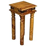 Solid sheesham side table/lamp table - 60cm tall