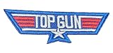 Fat-catz-copy-catz U.S. Air Forces Top Gun TopGun Embroidered Patch Badge Iron or Sew on Patch 8cm x 3cm