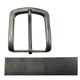 MYIW 1-9/16" (39 mm) Nickel Free and Lead Free Single Prong Square Belt Buckle (antique silver)
