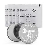 EEMB CR1620 Battery 5 PACK CR1620 3V Lithium Battery Button Coin Cell Batteries 1620 Battery ECR1620, DL1620 for Watch, Key Fob, Calculator, Car Remote, Remote Control, Mobile Game, Toys