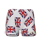 Womens Ladies Union Jack GB UK Flag Printed Hot Pants Shorts