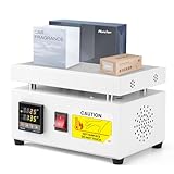 Hanchen Cellophane Wrapping Machine Manual Overwrapping Machine Desktop Heating Sealing Machine for BOPP Perfume Cosmetics Poker Box PVC Heat Sealer Film (120×200mm)