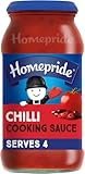 Homepride Chilli Cooking Sauce, 485 g Jar (Pack of 1)