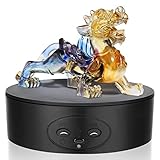 Electric Rotating Platform, 13cm Rotating Display Stand 5KG Load 360° Rotating Display Stand, Speed, Angle and Direction Adjustable Rotating Turntable for Display Jewelry, Clothing and Model