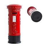 British Piggy Bank High Capacity Safe Mailbox Durable Vintage Coin Box for Saving Money Kids