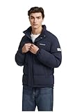 Guess JEANS Mens Regular Puffer Jacket Navy (UK, Alpha, XXL, Regular, Regular, Navy)