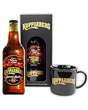 Kopparberg Spiced Apple Cider & Mug Gift Set - 500ml Apple Fruit Cider with Ceramic Mug, Serve Hot or Cold - Birthday, Christmas Mulled Drinks Gifts for Stocking, Secret Santa Gifts for Women, Men