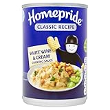 Homepride White Wine & Cream Cooking Sauce, 400 g Can (Pack of 1)