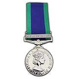 Trikoty Full SIZE GENERAL SERVICE MEDAL WITH NORTHERN IRELAND CLASP - NI GSM 1962 REPRO