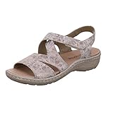 Remonte Ladies Slingback Sandals D7642-42 - Silver/Platinum Leather - UK Size 6.5 - EU Size 40 - US Size 8.5