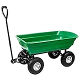 Komodo GARDEN DUMP TROLLEY Tipping Wheelbarrow Tip Truck