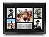 HWC Trading FR A3 Clint Eastwood Gifts Printed Signed Autograph Picture for Movie Memorabilia Fans - A3 Framed