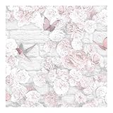 Superfresco Easy Pink Flower Wall Floral Wallpaper | Paste The Wall | Pink Floral | Eco-Friendly