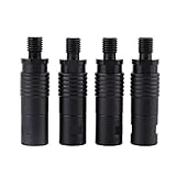 Focket 4Pcs Alarm Connector, Quick Release Alarm, Fishing Rod Pod Connector, Fishing Alarms for Bite Alarms Fishing Tackle (Black)