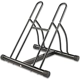 Taylor & Brown Double Heavy Duty Twin Bike Bicycle Floor Parking Stand Holder Storage Rack Reversible Mountain Bikes Kids Indoor Outdoor Home Garage Shed
