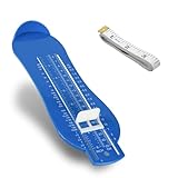 DBOO Precision Family Foot Measure UK - Durable ABS Kids Shoe Sizer with UK Sizes 0-13.5 & CM Conversion, Shoe Measure Tool Includes 150cm Dual-Scale Measuring Tape