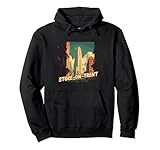 Stoke-on-Trent Retro UK Vintage England Traveling Traveler Pullover Hoodie