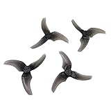 Sparkhobby 20pcs 10 Pairs Avan Rush 2 Inch / 2.5 Inch 3 Blade Propeller CW CCW Suitable for Babyhawk RC FPV Quadcopter Racing Drones (2.5 inch Black 20pcs(10Pair))