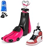 Exshoiu Shoe Stretcher Men Women, 4-Way Boot Stretcher Stretch Width & Length, Adjustable Leather Boot Widener Stretcher for Wide Feets