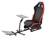 Superdrive simulation bucket seat with support for steering wheel and pedal - Simulation driving cockpit for PS5, Xbox Serie X/S, PS4, Xbox One and PC
