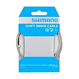 SHIMANO Gear Inner Wire Y60098070 Shimano Standard Inner Gear Wire 1 2 x 2100mm, silver, 13cm UK
