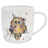 Lesser & Pavey Otto Owl Mug | Ceramic Coffee Mugs for Home or Work | Premium Design Mugs for All Occasions | Designed by Bug Art Lovely Mugs for Tea, Coffee & Hot Drinks