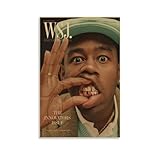 EaUso Tyler The Creator Poster Vintage Signature Canvas Poster Decorative Painting Canvas Wall Posters And Art Picture Print Modern Family Bedroom Decor Posters 12x18inch(30x45cm)