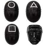 Boland - Square Mask soldier, guard, player, face mask, Korean game mask, game, costume, carnival, theme party (Square)