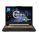 ASUS TUF F15 FX507ZCA 15.6" Full HD 144Hz Gaming Laptop (Intel i5-12500H, NVIDIA GeForce RTX 3050, 16GB RAM, 512GB PCIe SSD, Windows 11 Home)