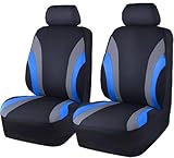 Car Seat Covers for Benz T-class X-class V-class Vaneo Viano Vito, Car Seat Covers Front Pair Nonslip Interior Accessories Comfortable and Breathable,C Blue