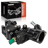 Frankberg Thermostat Coolant Thermostat Housing 103癈 Compatible with C3 II SC 1.1L 1.4L 2009-2016 206 SW 2E/K 1.1L 1.4L 2002-2007 C3 II SC 1.1L 1.4L 2009-2016 Replace# 96547 750807710