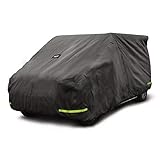 Maypole Campervan Cover Fits VW T4, T5, T6 & Ford Transit Custom, 4-Ply Breathable Water Resistant Grey with Reflectors