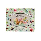 Cath Kidston Lip Balm 6g and Compact Mirror, Shea Butter and Hyaluronic Acid, Essential Oils of Coconut and Olive, Pocket and Travel Size, Vegan and Cruelty Friendly, Beauty Gift For Her