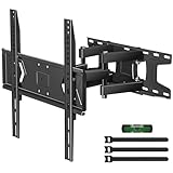 Suptek 26-70 Inch Pull Out TV Bracket | Full Motion Tilt & Swivel TV Wall Mount| 45kg Heavy Duty for UK Homes | Slim 36.8cm Extension (MA001)