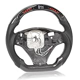 Carbon Fiber LED Indicator Steering Wheel for M3 E90 E92 E93 DCT 2007-2013 with Real-Time Performance Display
