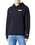 Replay Men's Cotton Zip Hoodie, Black (Black 098), 3XL